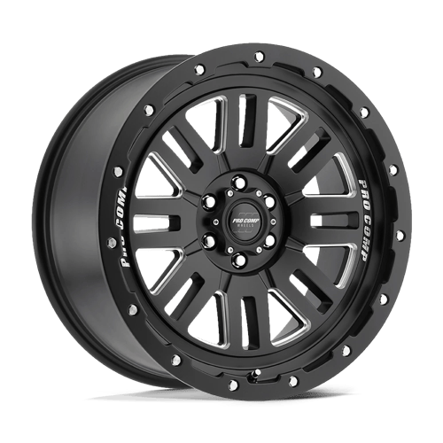Pro Comp Alloys PA61 COGNOS SATIN BLACK MILLED Wheel - image 1