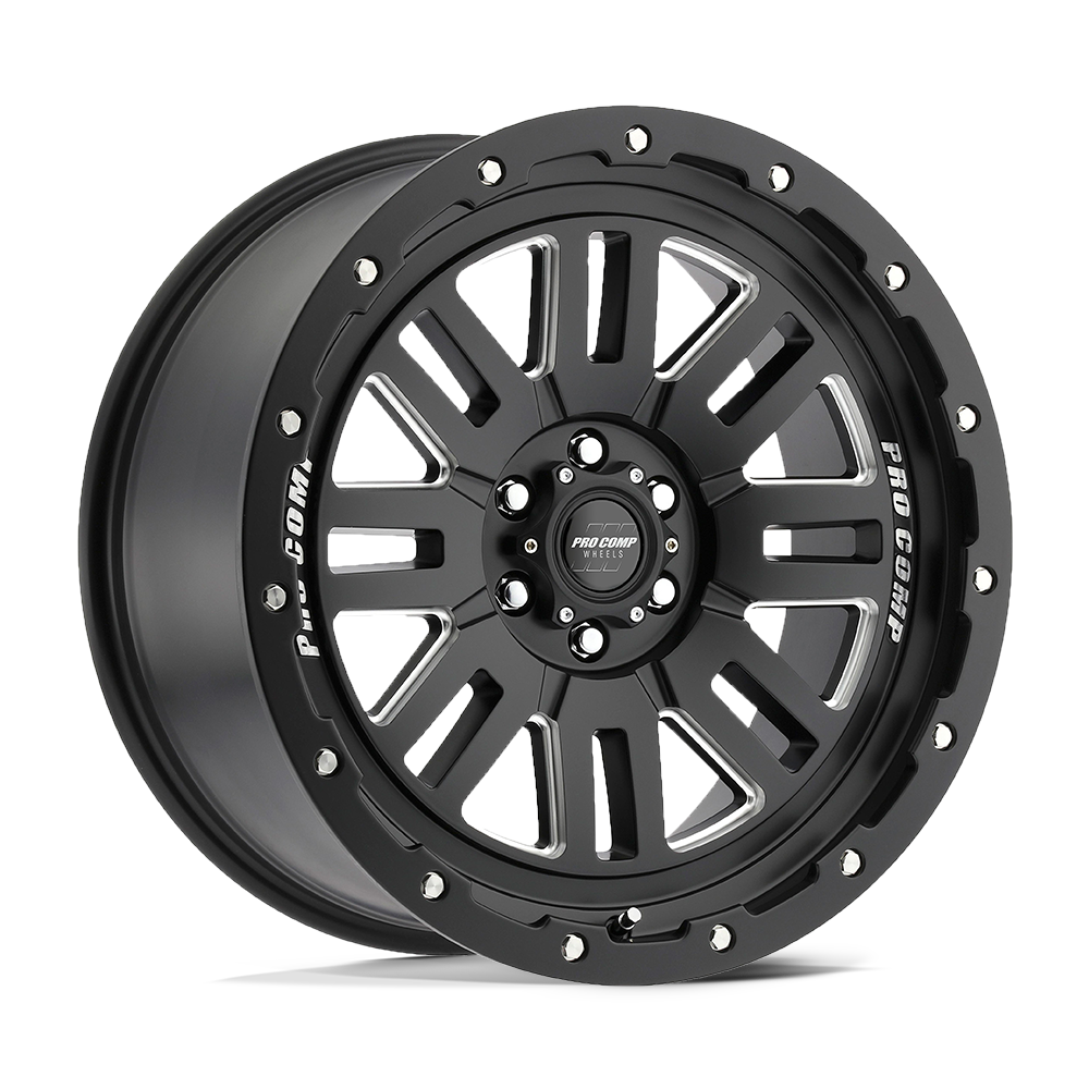 Pro Comp Alloys PA61 COGNOS SATIN BLACK MILLED Wheel - image 2