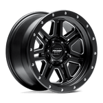 Load image into Gallery viewer, Pro Comp Alloys PA62 APEX SATIN BLACK MILLED Wheel - image 1
