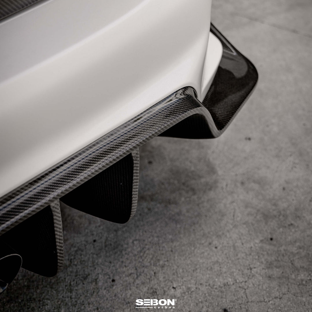 Seibon MB-Style Carbon Fiber rear diffuser for 2023-2026 Honda Civic Type R - image 10