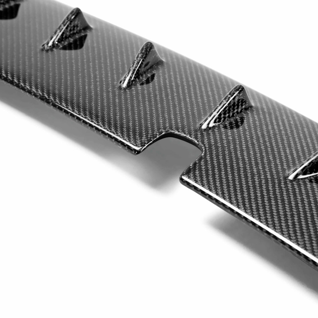 Seibon Carbon fiber roof fin spoiler for 2008-2015 Mitsubishi Lancer EVO X (with Antenna base 5x6 cm, no sound package, no sunroof) - image 3