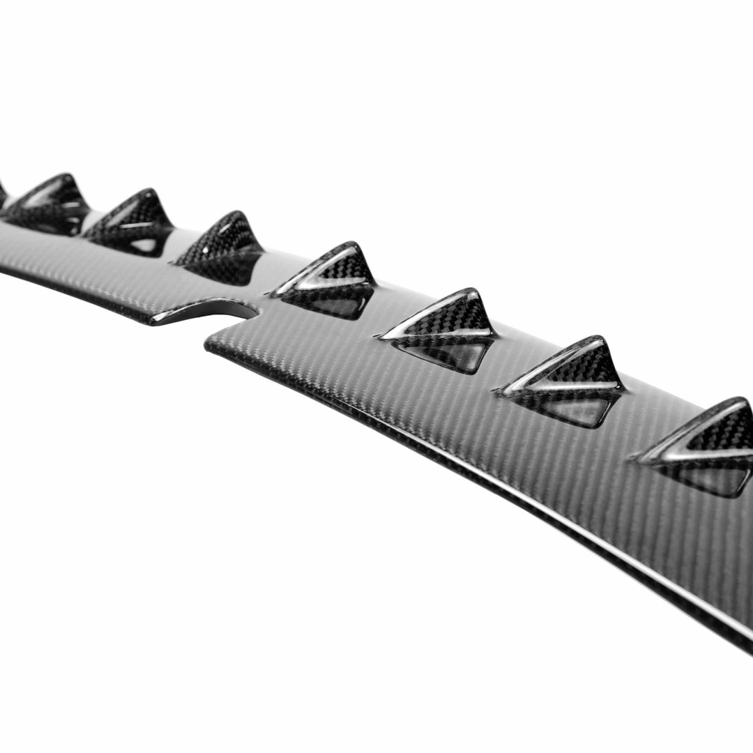 Seibon Carbon fiber roof fin spoiler for 2008-2015 Mitsubishi Lancer EVO X (with Antenna base 5x6 cm, no sound package, no sunroof) - image 4