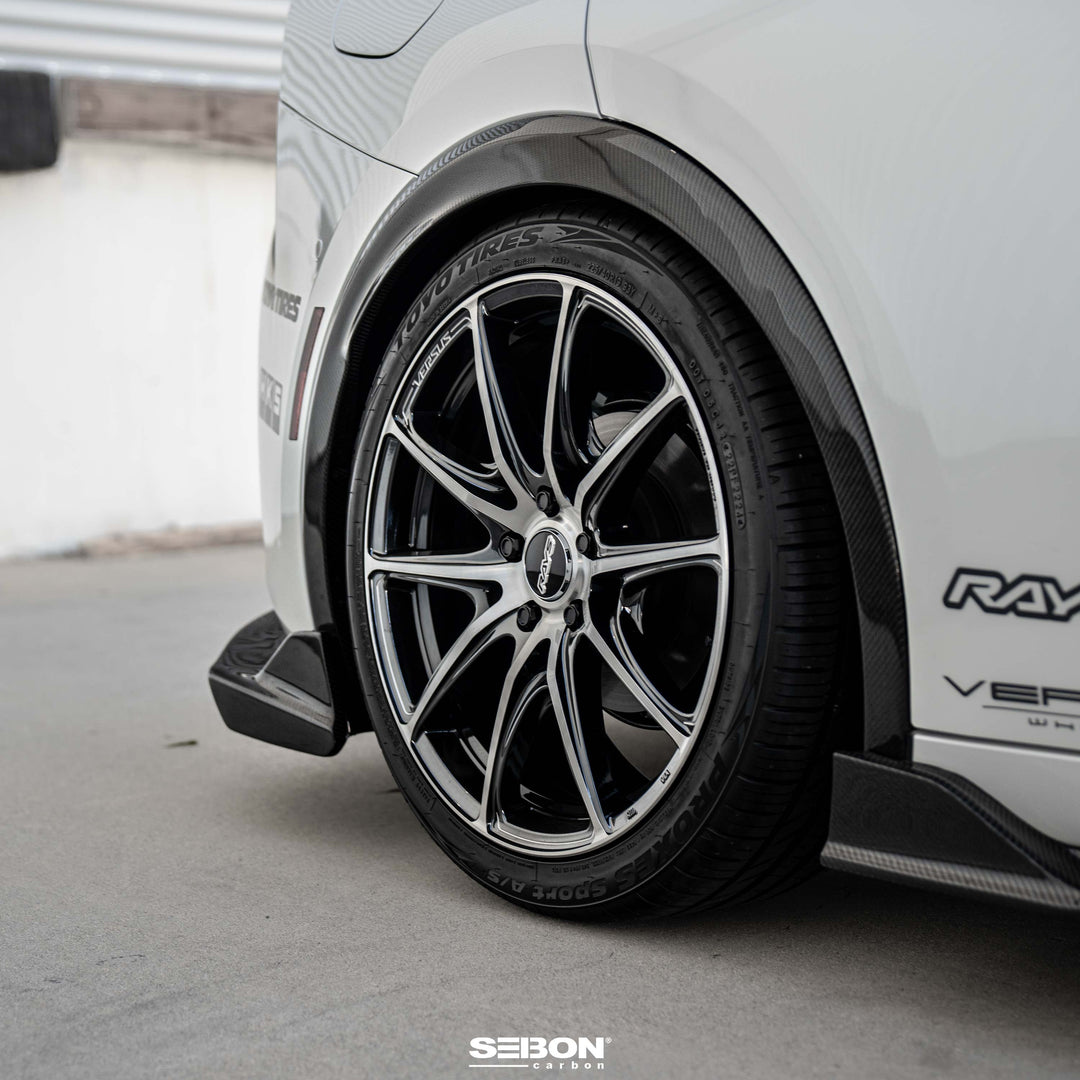 Seibon Carbon fiber Rear Fender Trims for 2023-2026 Toyota Prius - image 8