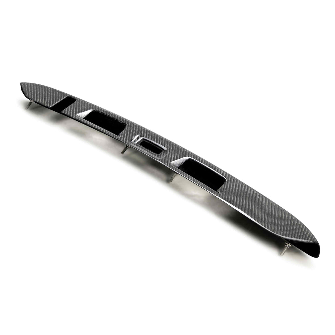Seibon Carbon fiber trunk garnish for 2015-2021 Subaru WRX / STi (with cutout for trunk release) - image 2