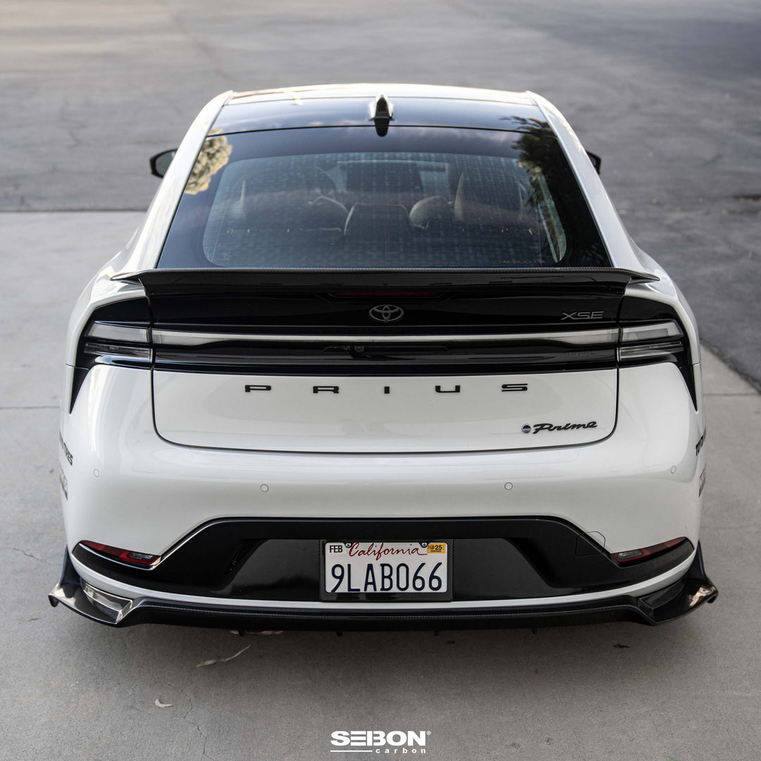 Seibon MB-Style Carbon Fiber Rear Lip for 2023-2026 Toyota Prius - image 9