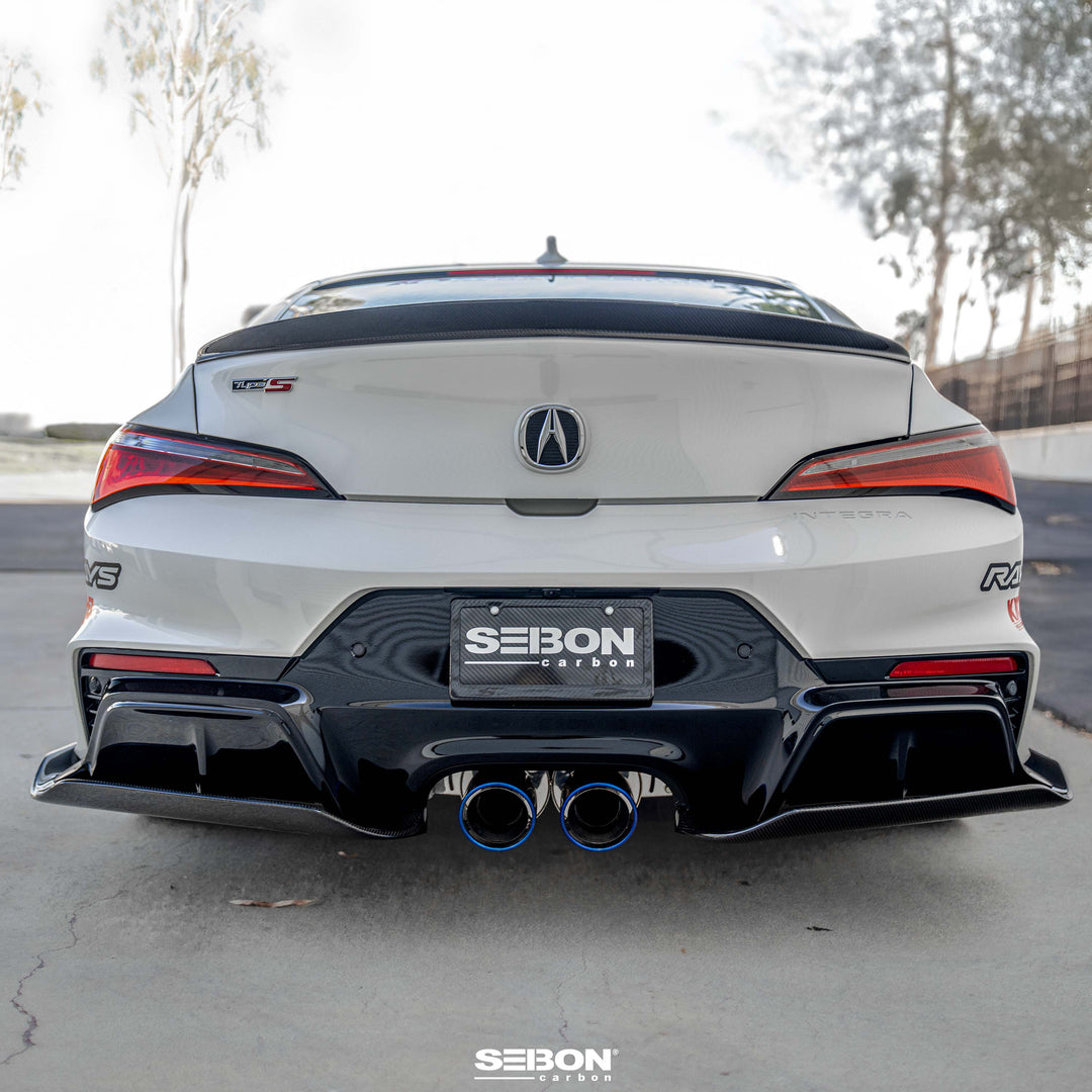 Seibon MB-Style Carbon Fiber Rear lip for 2024-2026 Acura Integra Type S - image 5
