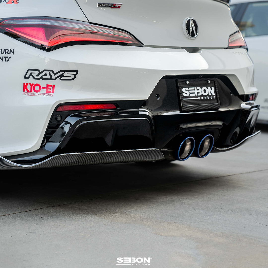 Seibon MB-Style Carbon Fiber Rear lip for 2024-2026 Acura Integra Type S - image 7