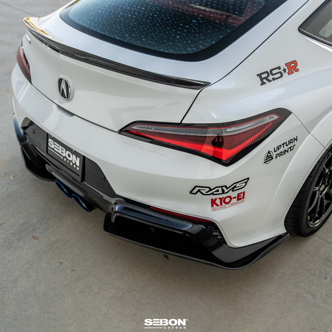 Seibon MB-Style Carbon Fiber Rear lip for 2024-2026 Acura Integra Type S - image 9