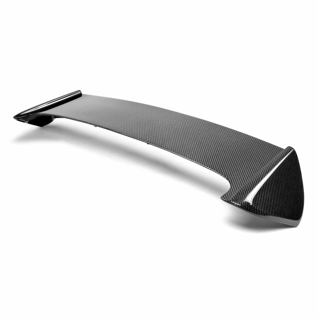 Seibon STI-Style Carbon Fiber rear spoiler for 2008-2014 Subaru WRX / Sti Hatchback - with LED brake light - image 1
