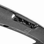 Load image into Gallery viewer, Seibon STI-Style Carbon Fiber rear spoiler for 2008-2014 Subaru WRX / STi Hatchback, with cut-out for factory brake light. - image 4
