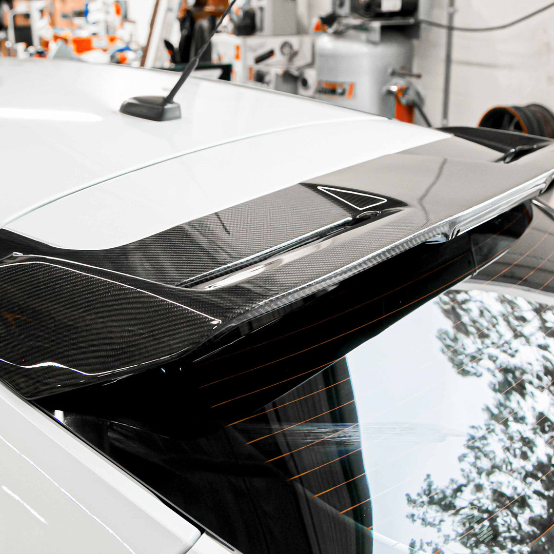 Seibon OEM-Style Carbon Fiber rear spoiler for 2012-2014 Ford Focus - image 7