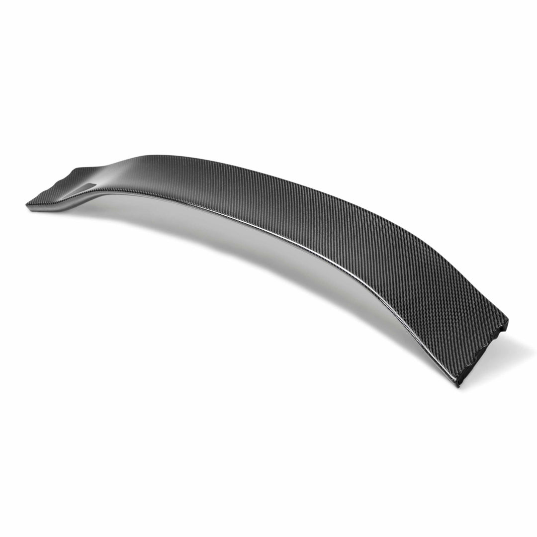 Seibon OEM-Style Carbon Fiber center for 2017-2021 Honda Civic Type R Rear Spoiler - image 1