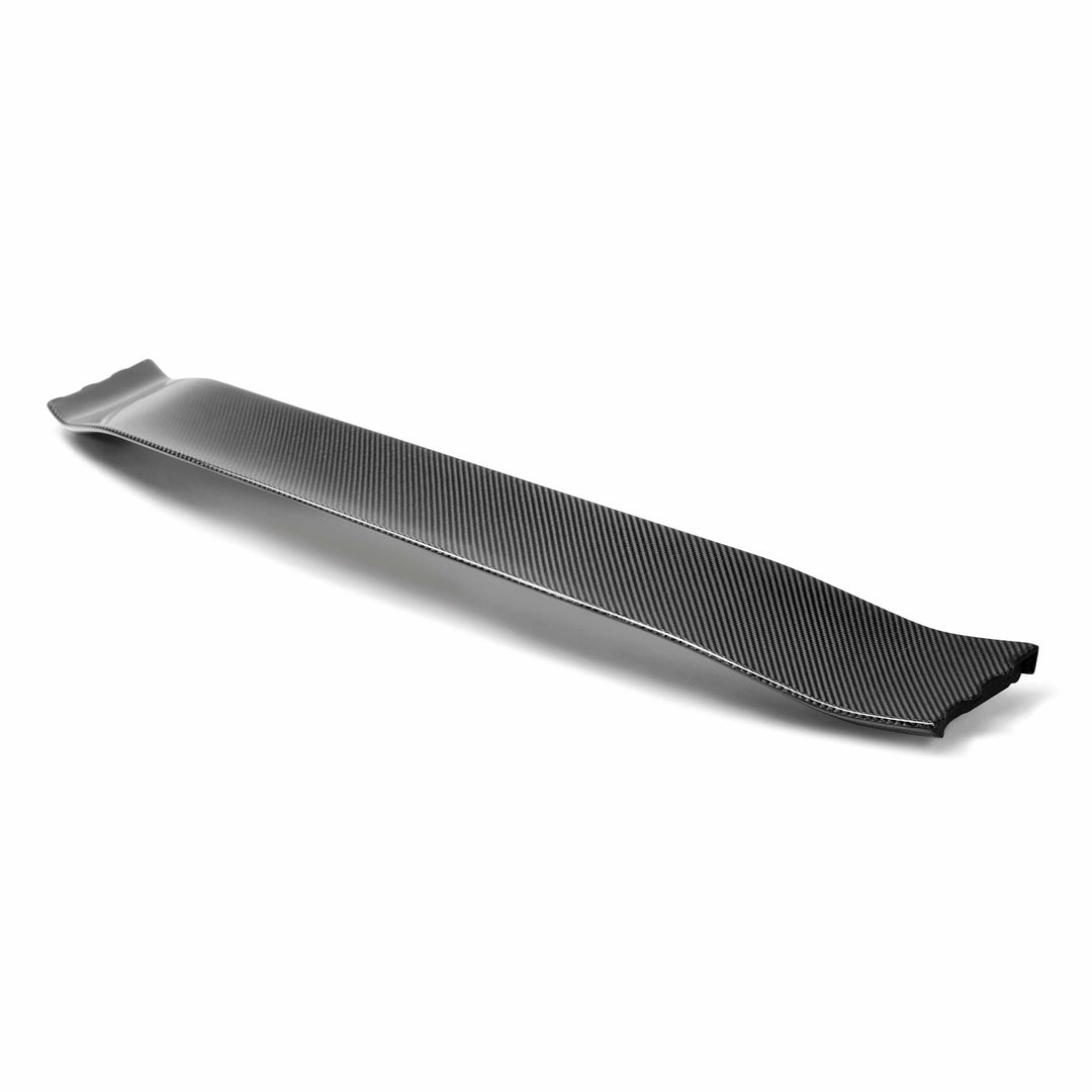 Seibon OEM-Style Carbon Fiber center for 2017-2021 Honda Civic Type R Rear Spoiler - image 2