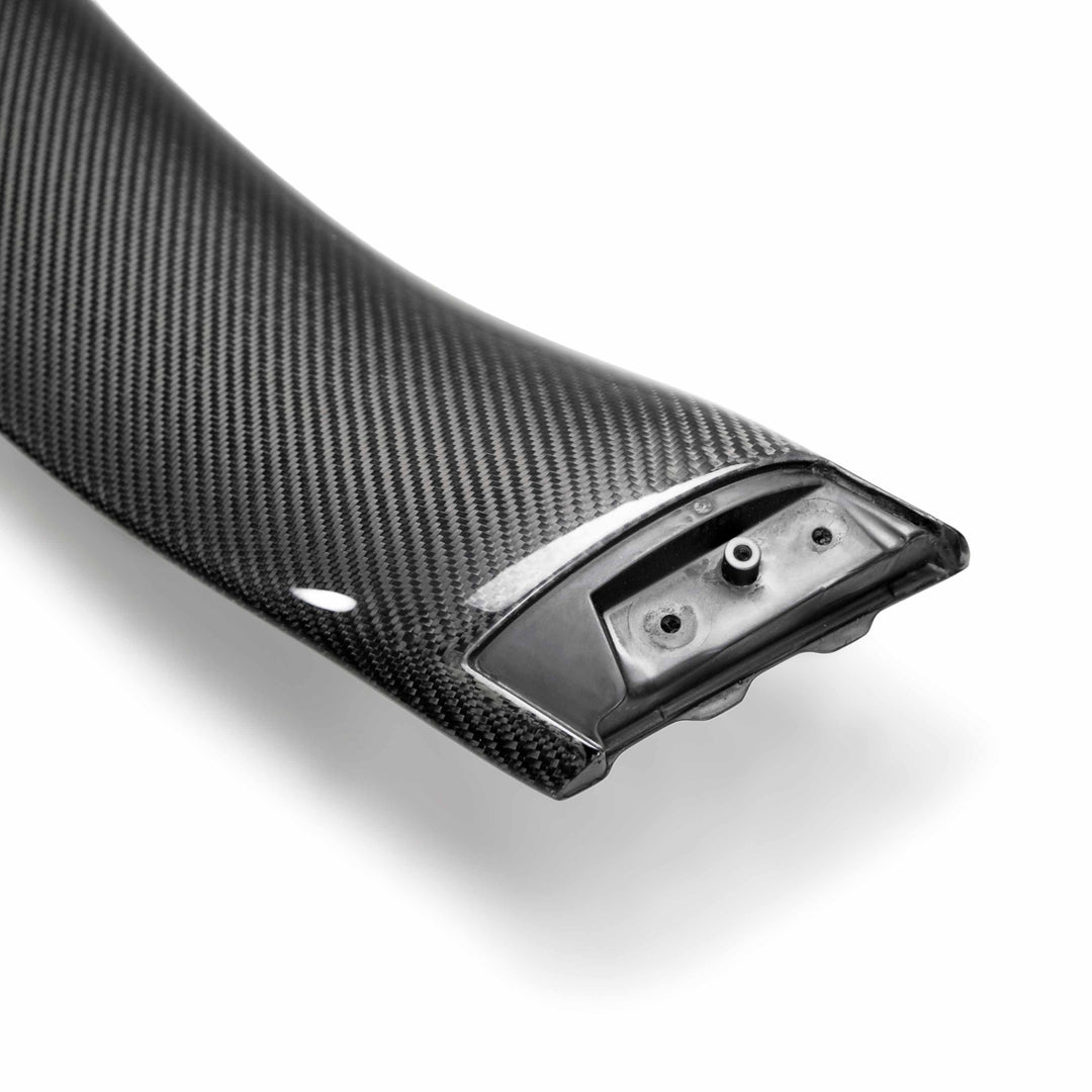 Seibon OEM-Style Carbon Fiber center for 2017-2021 Honda Civic Type R Rear Spoiler - image 4