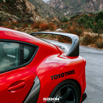 Load image into Gallery viewer, Seibon MB-Style Carbon Fiber rear spoiler for 2020-2026 Toyota GR Supra - image 8

