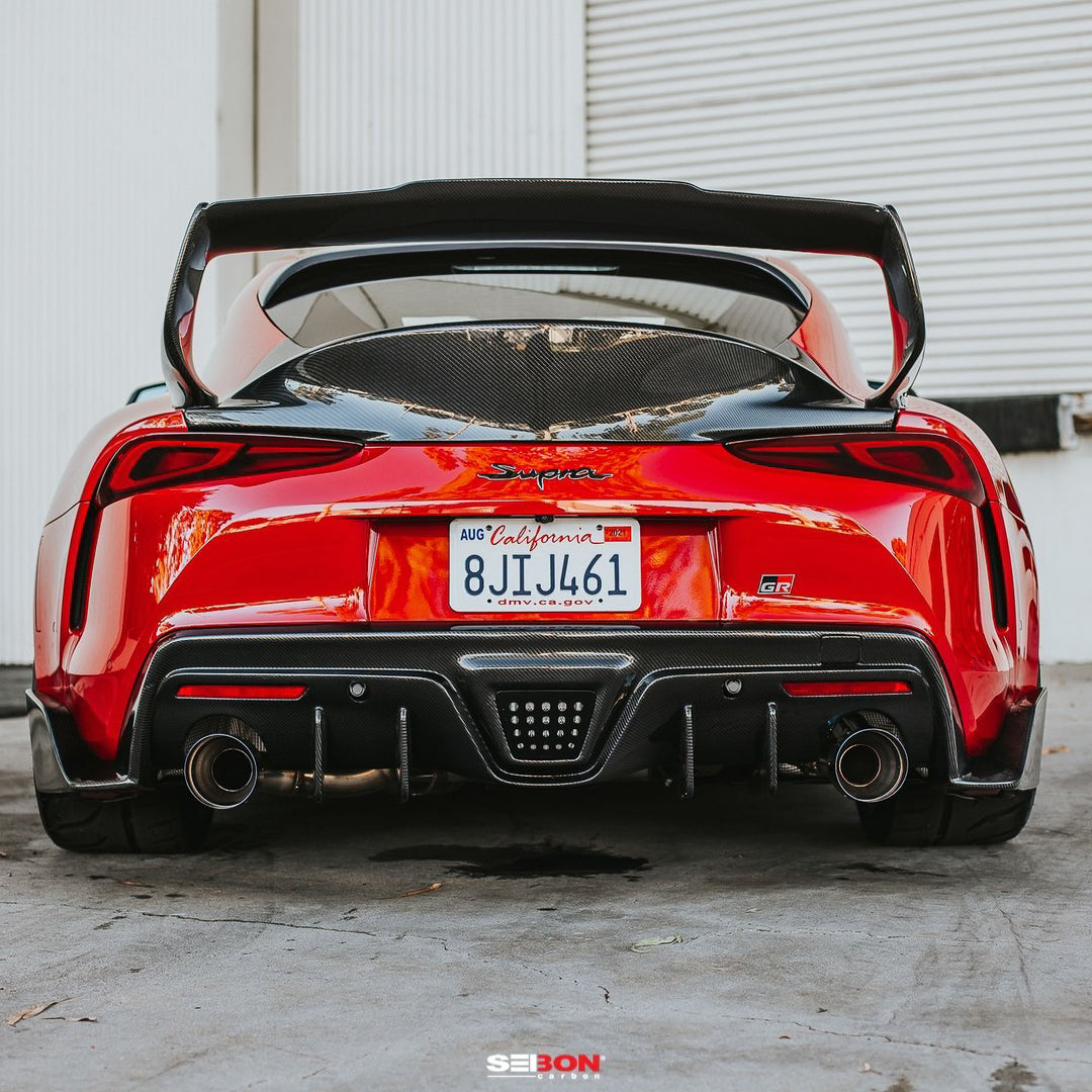 Seibon TD-Style Carbon Fiber rear spoiler for 2020-2026 Toyota GR Supra - image 10