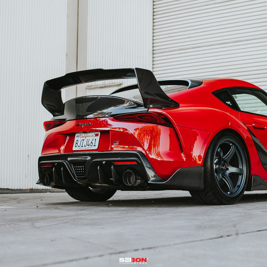 Seibon TD-Style Carbon Fiber rear spoiler for 2020-2026 Toyota GR Supra - image 11