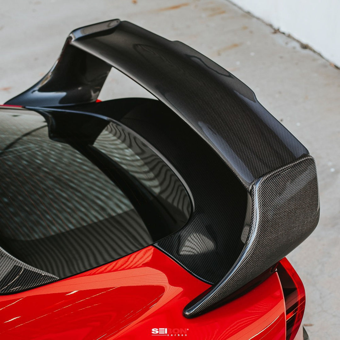 Seibon TD-Style Carbon Fiber rear spoiler for 2020-2026 Toyota GR Supra - image 13