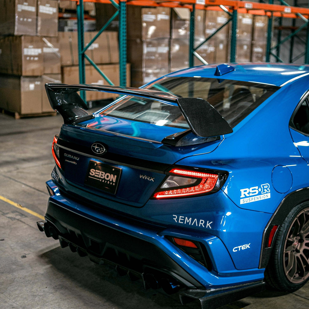 Seibon STI-Style Carbon Fiber rear spoiler for 2022-2026 Subaru WRX - image 2