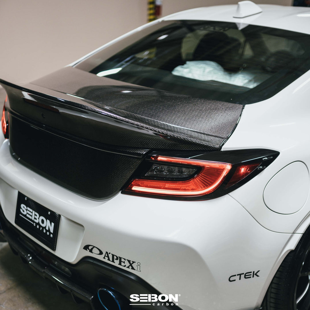 Seibon Carbon fiber spoiler for 2022-2026 Toyota GR86/ Subaru BRZ - image 8
