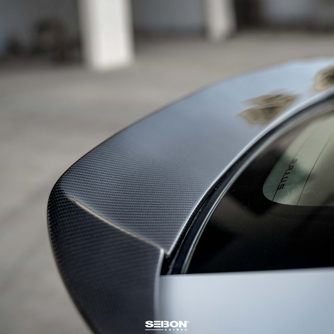 Seibon MB-Style Carbon Fiber Rear Spoiler for 2023-2026 Toyota Prius - image 10