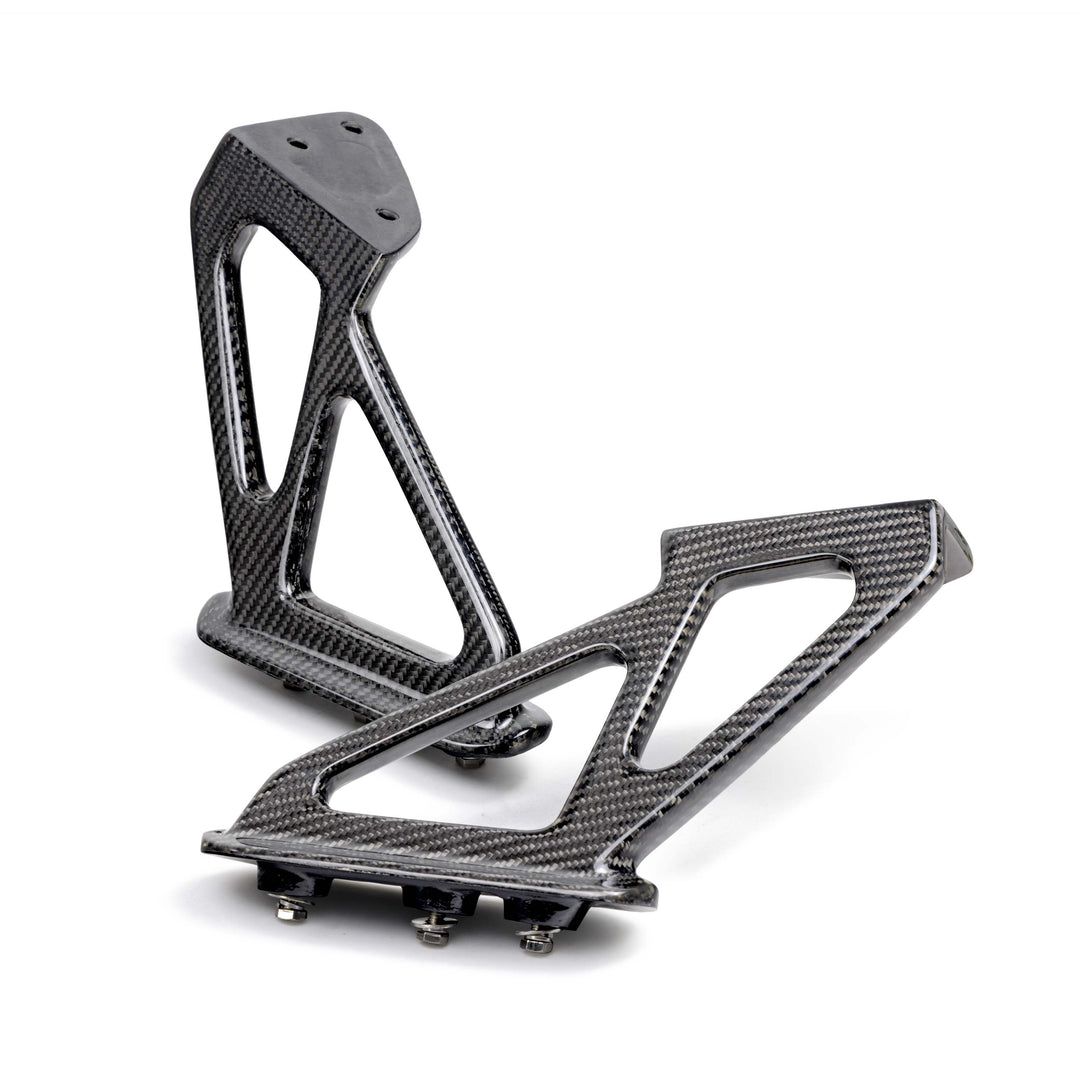 Seibon OEM-Style Carbon Fiber rear spoiler mounting bracket for 2023-2026 Honda Civic Type R - image 1