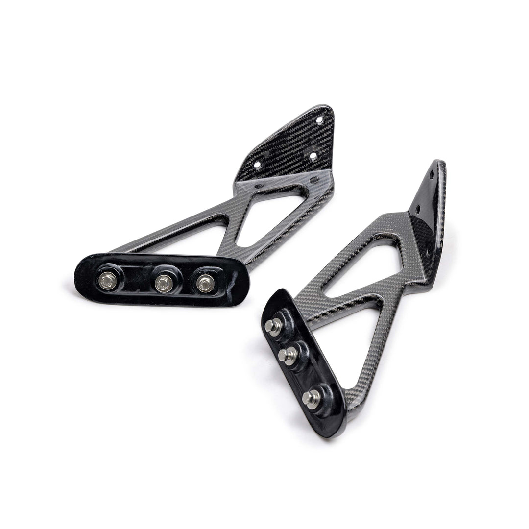 Seibon OEM-Style Carbon Fiber rear spoiler mounting bracket for 2023-2026 Honda Civic Type R - image 3