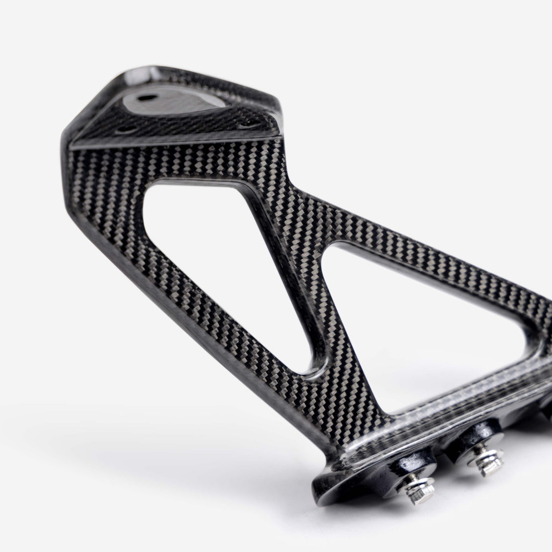 Seibon OEM-Style Carbon Fiber rear spoiler mounting bracket for 2023-2026 Honda Civic Type R - image 4