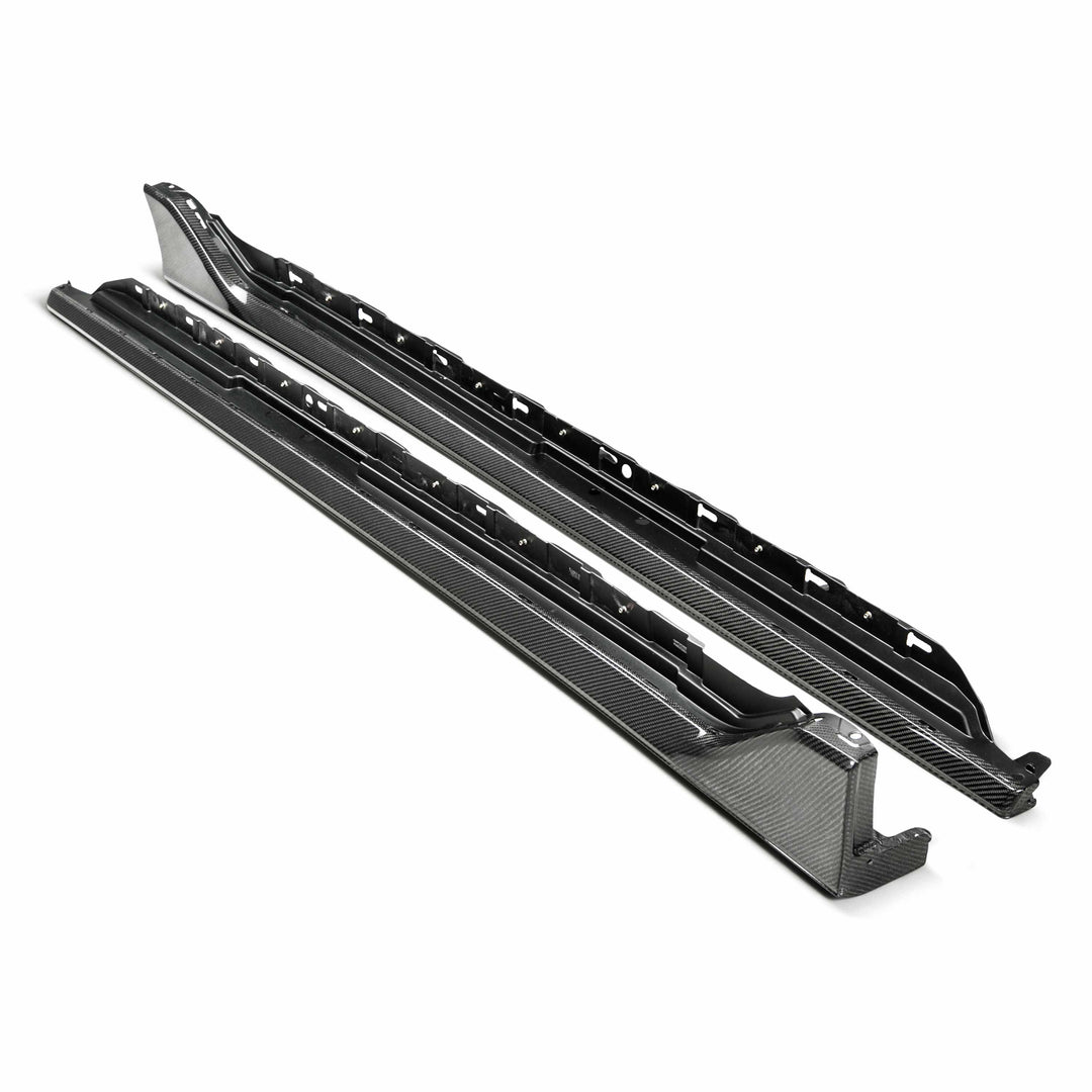 Seibon OEM-Style Carbon Fiber side skirts for 2017-2020 Honda Civic Type R - image 1