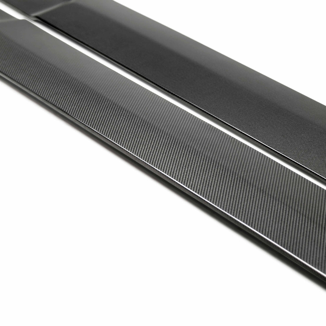 Seibon TB-Style Carbon Fiber side skirts for 2017-2022 Infiniti Q60 - image 2