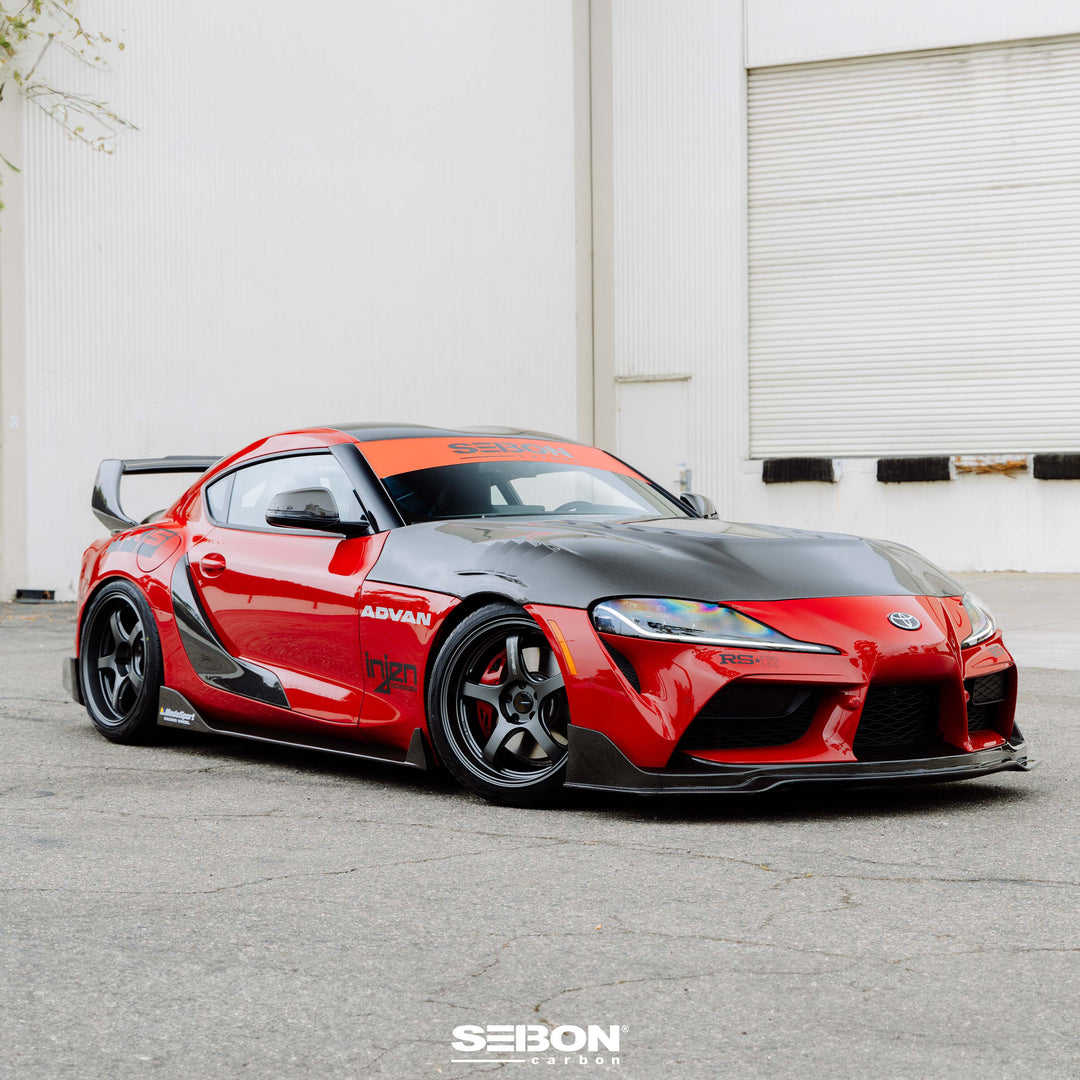 Seibon MB-Style Carbon Fiber side skirts for 2020-2026 Toyota GR Supra - image 2