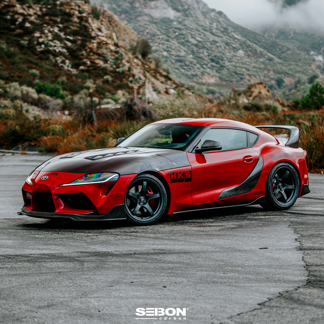 Seibon OEM-Style Carbon Fiber side skirts for 2020-2026 Toyota GR Supra - image 2