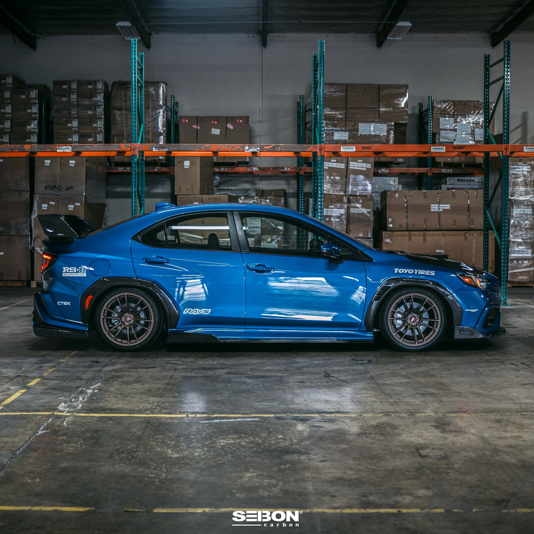 Seibon MB-Style Carbon Fiber side skirts for 2022-2026 Subaru WRX - image 2