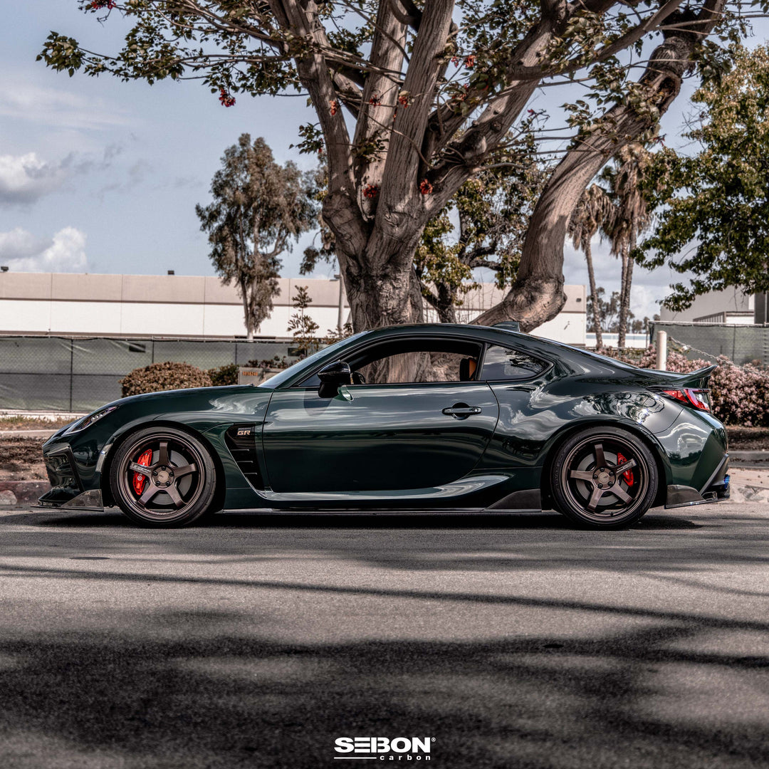 Seibon MB-Style Carbon Fiber side skirts for 2022-2026 Toyota GR86 / Subaru BRZ - image 2