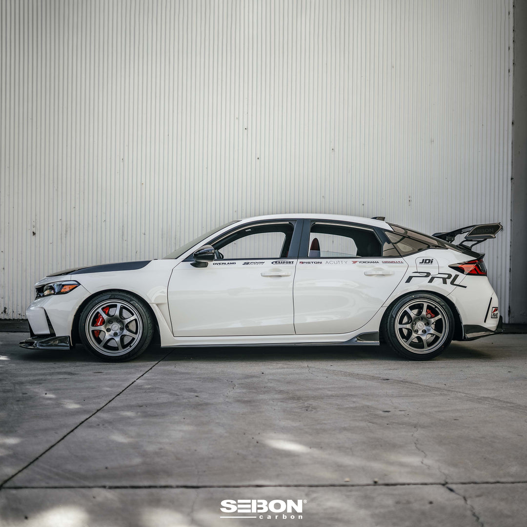 Seibon MB-Style Carbon Fiber side skirts for 2023-2026 Honda Civic Type R - image 6