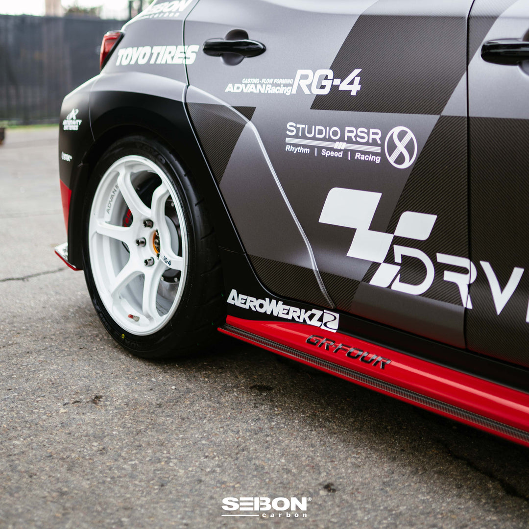 Seibon MB-Style Carbon Fiber side skirts for 2023-2026 Toyota GR Corolla - image 2