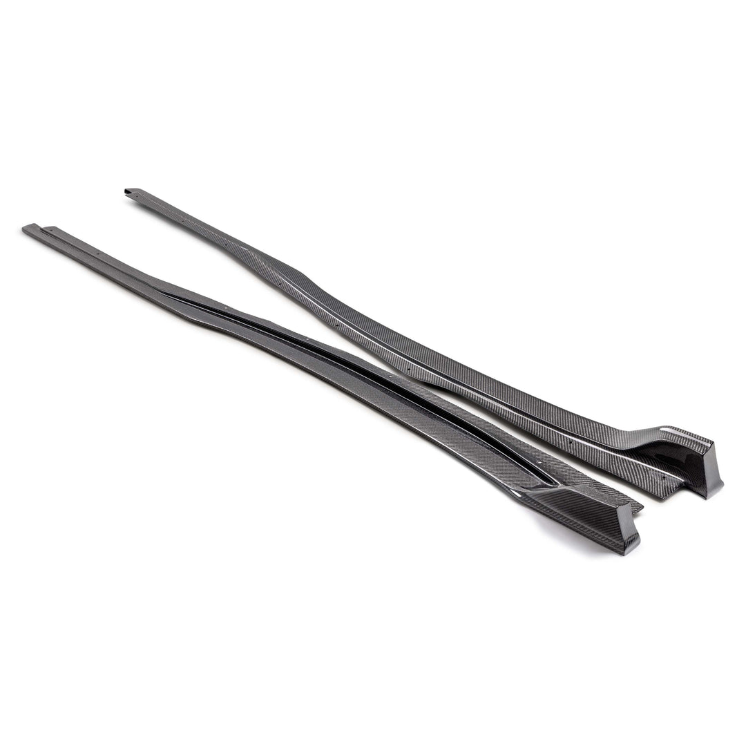 Seibon MB-Style Carbon Fiber Side Skirts for 2023-2026 Toyota Prius - image 1