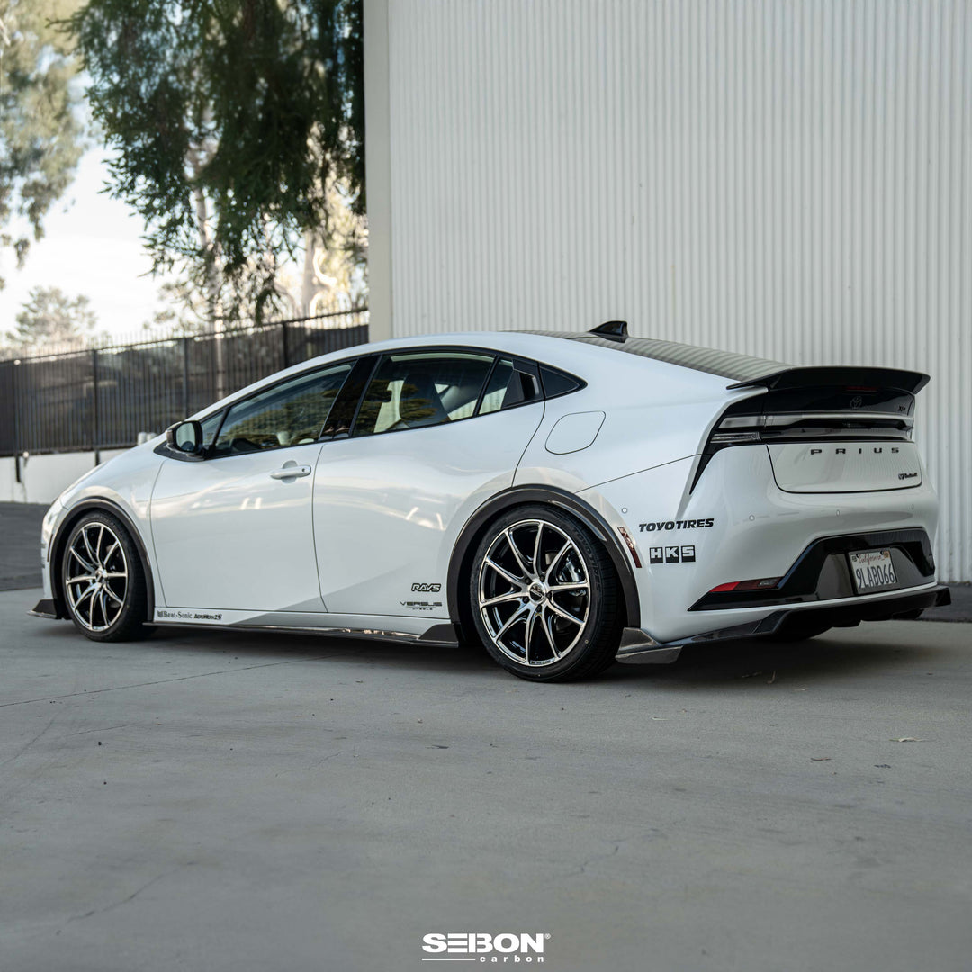 Seibon MB-Style Carbon Fiber Side Skirts for 2023-2026 Toyota Prius - image 6
