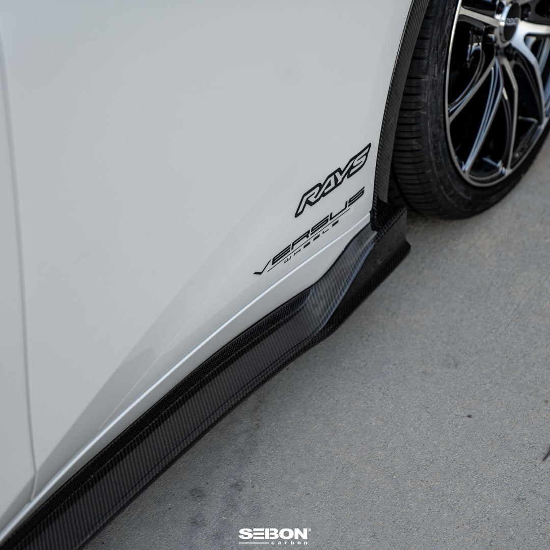 Seibon MB-Style Carbon Fiber Side Skirts for 2023-2026 Toyota Prius - image 7