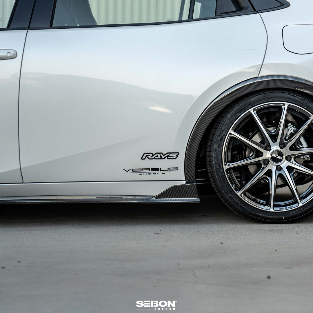 Seibon MB-Style Carbon Fiber Side Skirts for 2023-2026 Toyota Prius - image 9