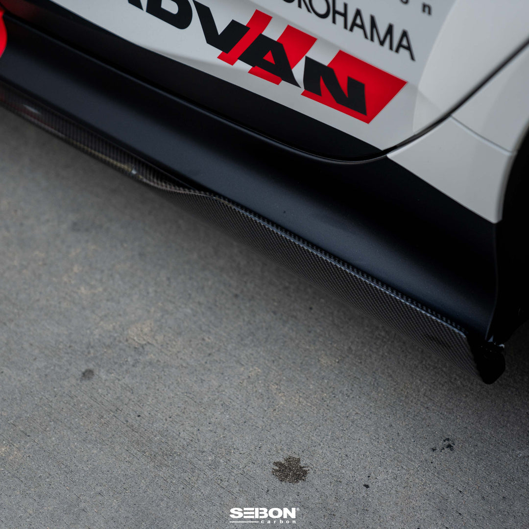Seibon MB-Style Carbon Fiber Side Skirts for 2024-2026 Acura Integra Type S - image 8