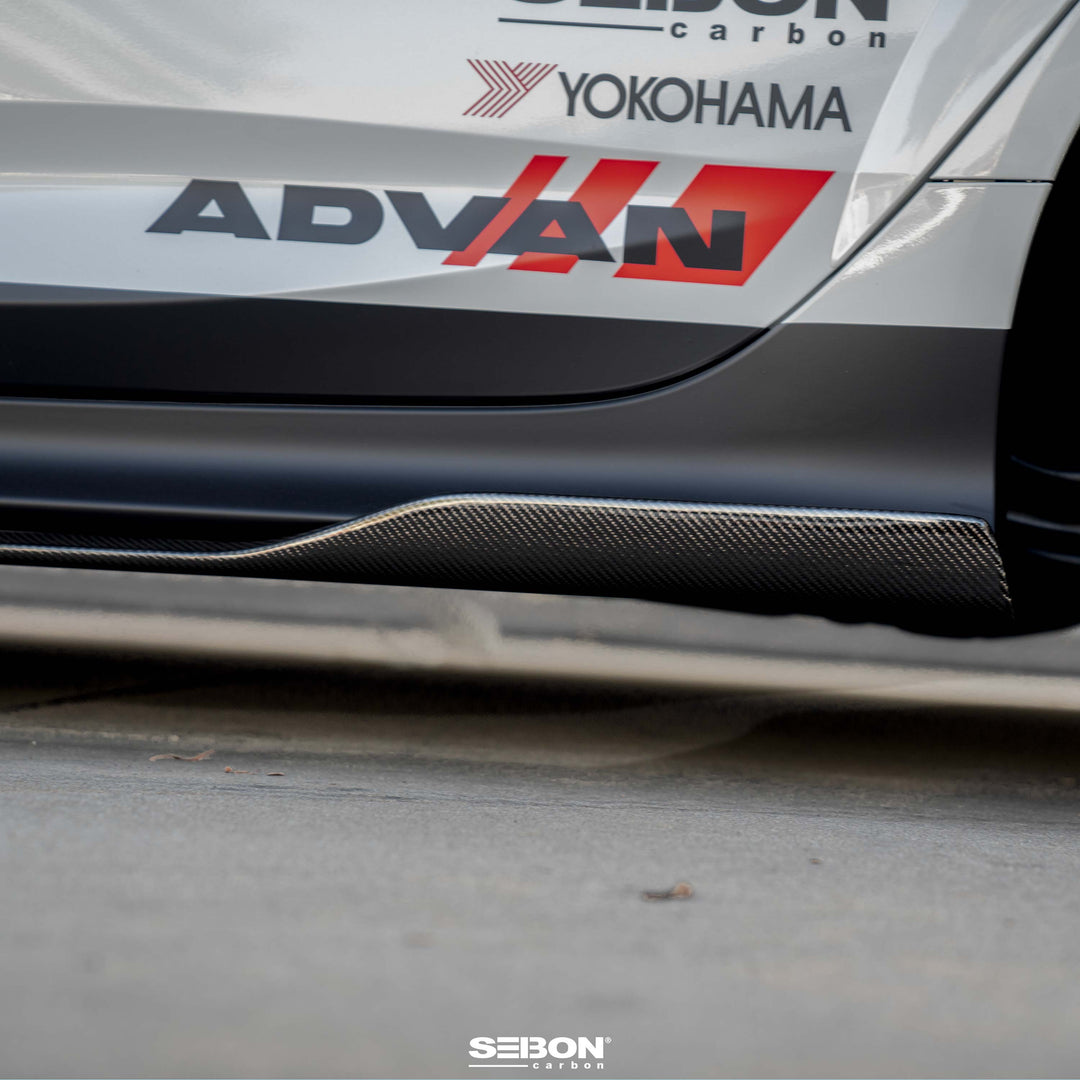 Seibon MB-Style Carbon Fiber Side Skirts for 2024-2026 Acura Integra Type S - image 9