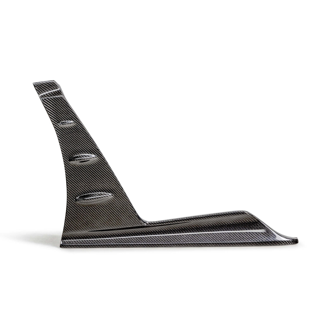 Seibon MB-Style Carbon Fiber Front Side Skirt Extensions for 2023-2026 Honda Civic Type R - image 2