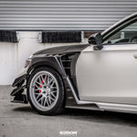 Load image into Gallery viewer, Seibon MB-Style Carbon Fiber Front Side Skirt Extensions for 2023-2026 Honda Civic Type R - image 7
