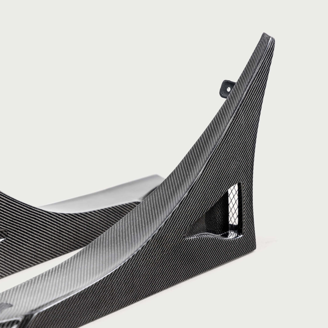 Seibon MB-Style Carbon Fiber Rear Side Skirt Extensions for 2023-2026 Honda Civic Type R - image 4