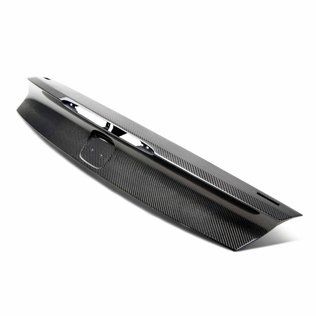 Seibon OEM-Style Carbon Fiber trunk garnish for 2014-2015 Honda Civic Coupe Si - image 1