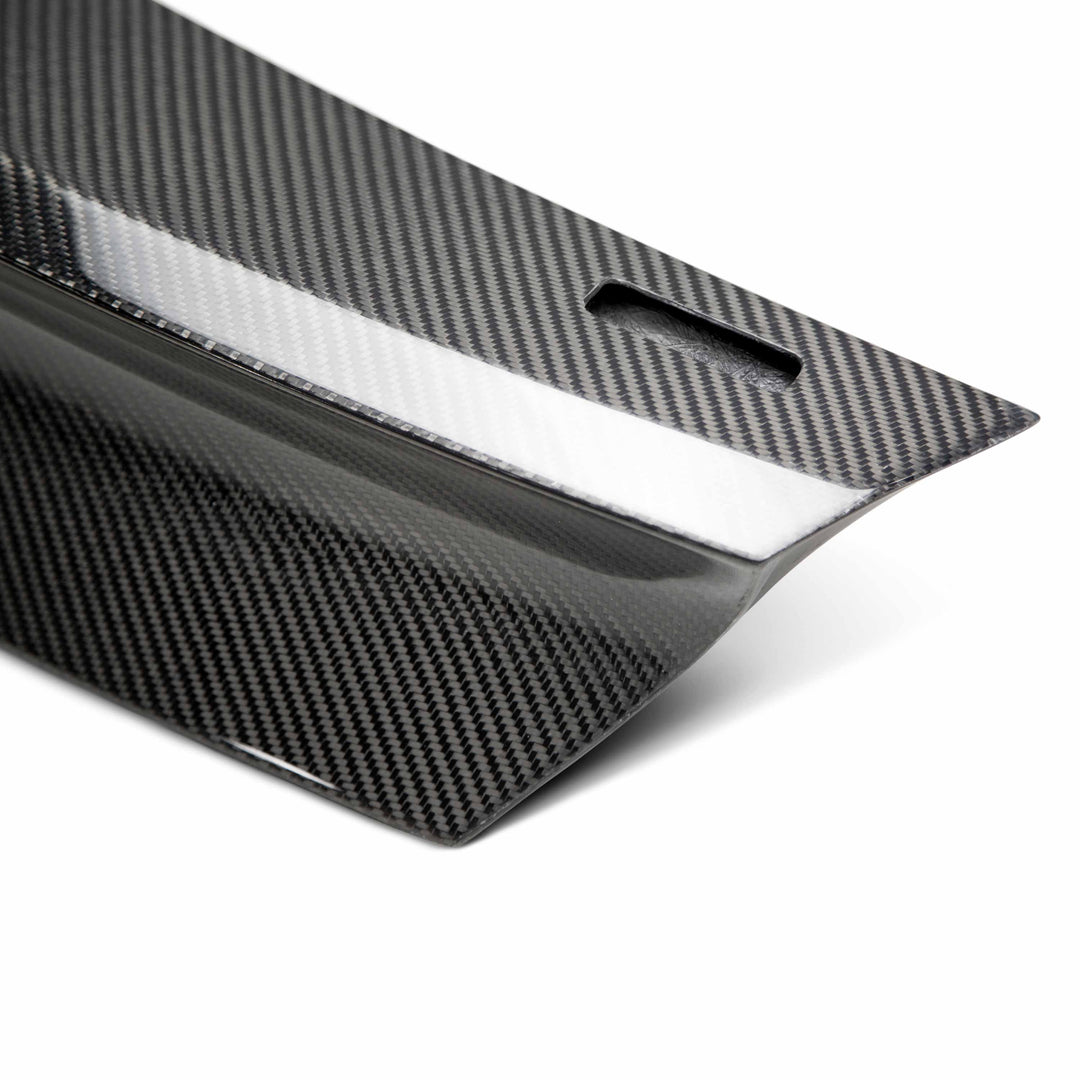 Seibon OEM-Style Carbon Fiber trunk garnish for 2014-2015 Honda Civic Coupe Si - image 4