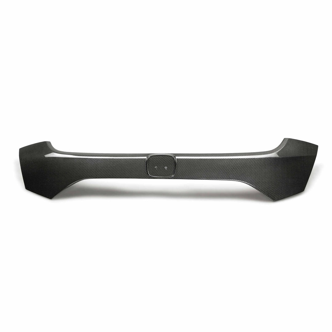 Seibon Carbon fiber rear license trim for 2017-2021 Honda Civic Type R - image 2