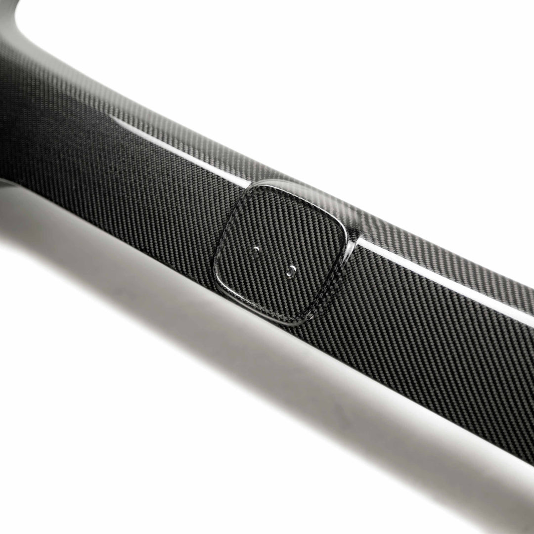 Seibon Carbon fiber rear license trim for 2017-2021 Honda Civic Type R - image 3
