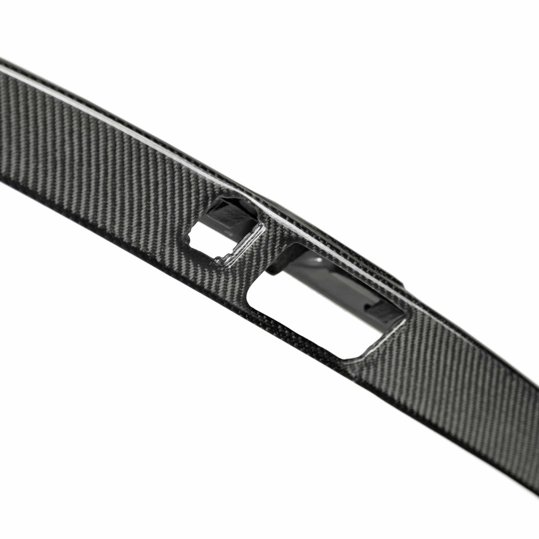 Seibon Carbon fiber rear license trim for 2017-2021 Honda Civic Type R - image 5
